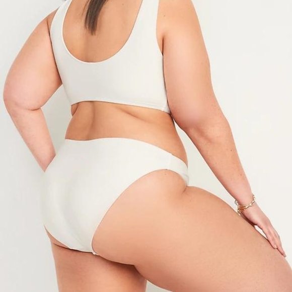 Old Navy Low-Rise Terry Classic Bikini Swim Bottoms for Women New - Picture 8 of 8